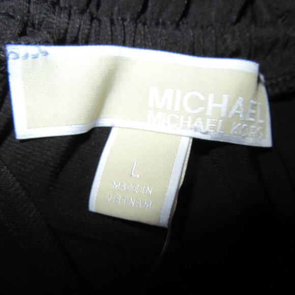 NWT MICHAEL KORS ROMPER/SLEEVELESS/BLACK/SIZE LARGE/STUDS! - Picture 3 of 8